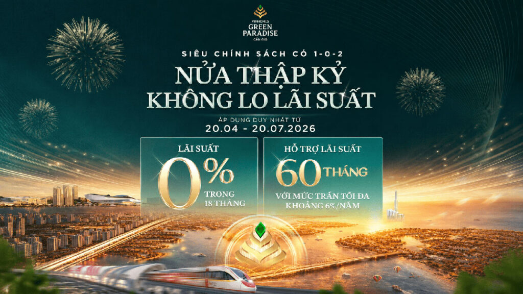 Tính toán khoản vay mua Vinhomes Green Paradise